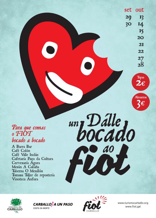 Cartel da ruta de pinchos Dlle un bocado ao FIOT