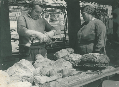 Partiendo el pan de maz. 1965  15 aos