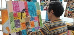 O artista Mon Lendoiro O artista Mon Lendoiro