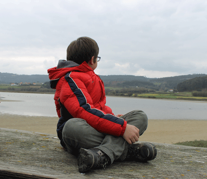 Visita ornitolgica a la laguna de Baldaio