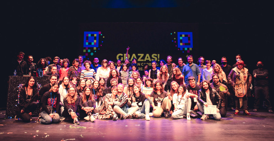 Foto de familia en la gala de entrega de premios del Carballo Interplay 2022