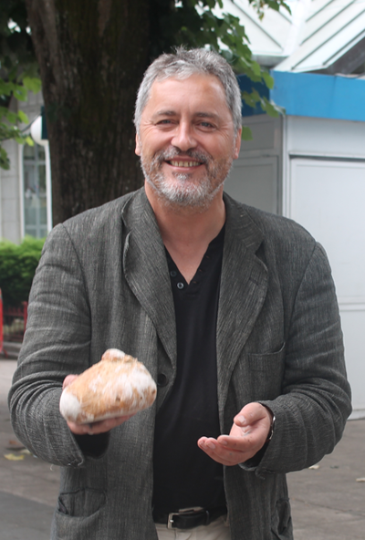 Manuel Rivas na Praza dos Libros de Carballo