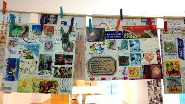 Mostra de postcrossing na Biblioteca Rego da Balsa Mostra de postcrossing na Biblioteca Rego da Balsa