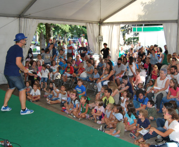 Paco Nogueiras en la Praza dos Libros