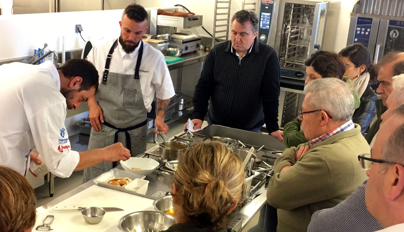 Taller de tapas en las cocinas del Fórum Taller de tapas en las cocinas del Fórum